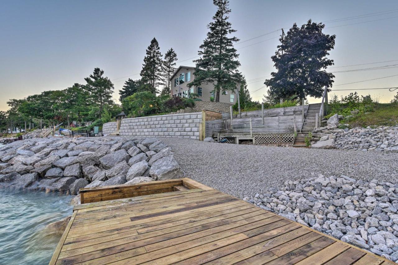 East Tawas Cabin With Lake Huron Access And Views Bagian luar foto