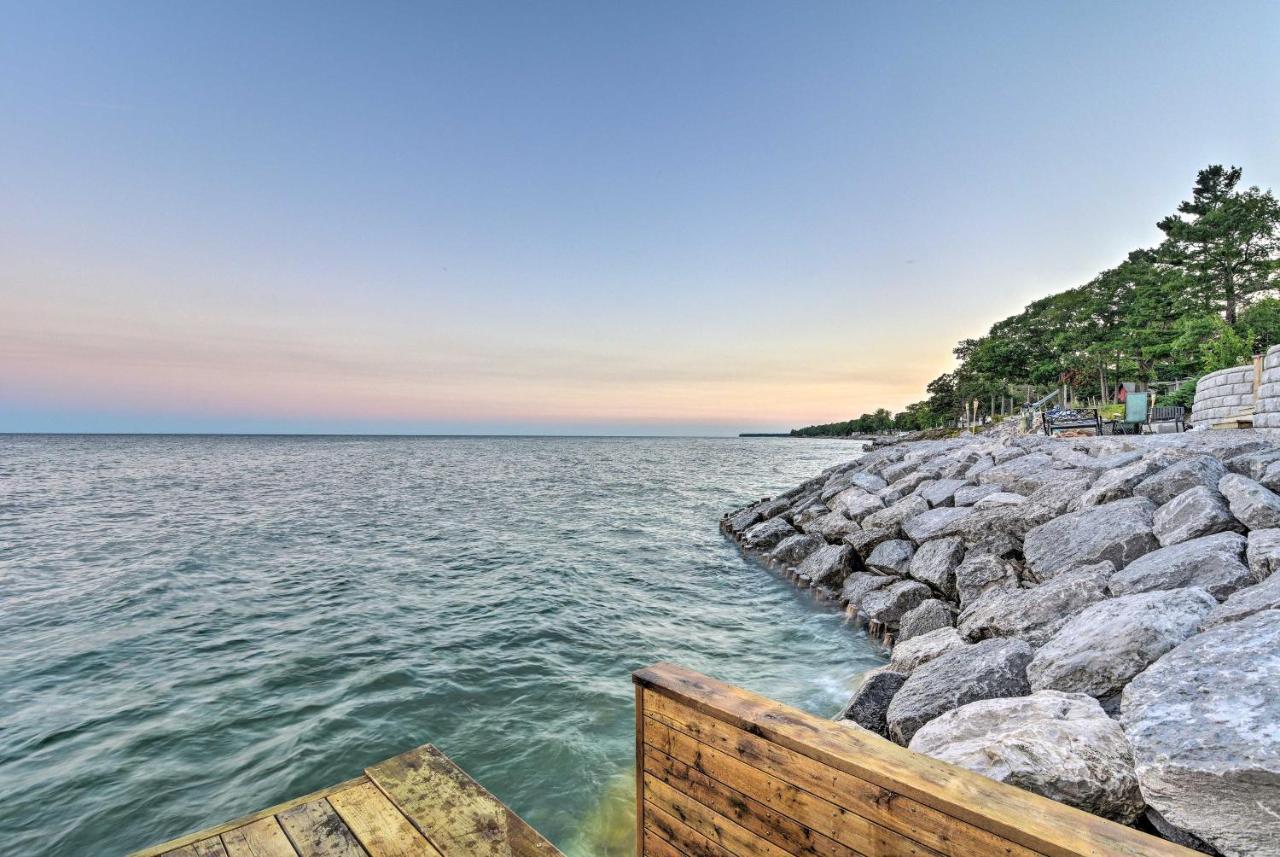 East Tawas Cabin With Lake Huron Access And Views Bagian luar foto